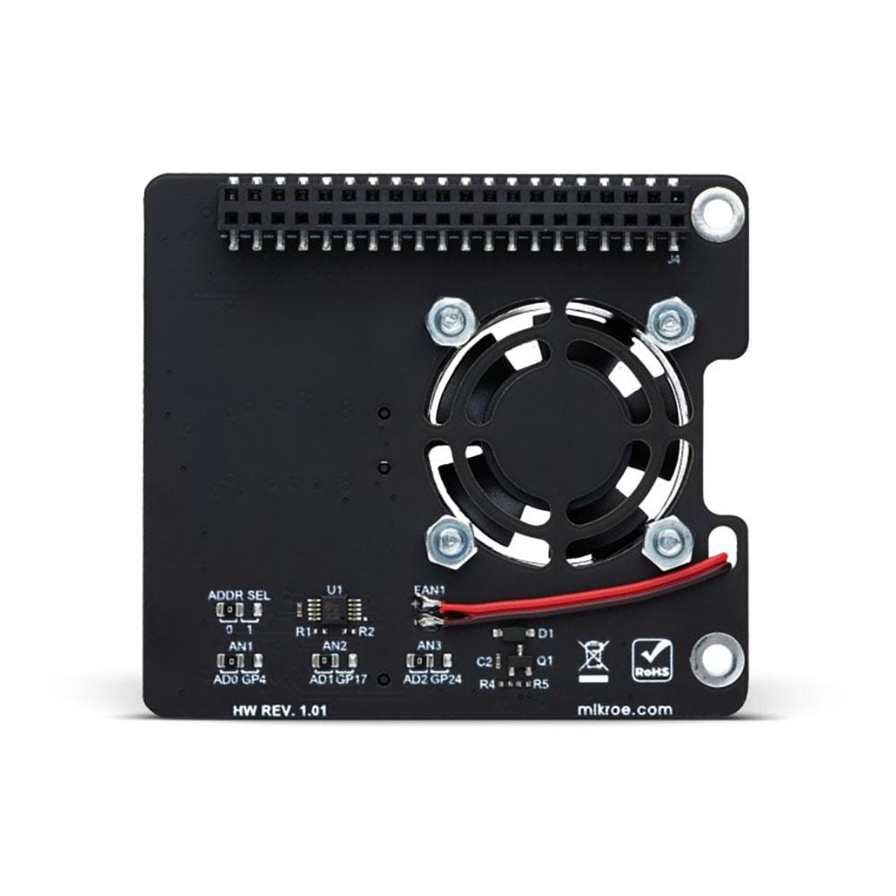Mikroelektronika d.o.o. MIKROE-4122 Raspberry Pi 4 Click Board Shield - The Debug Store UK