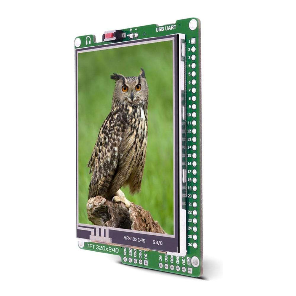 Mikroelektronika d.o.o. MIKROE-2588 mikroMedia for PIC18FK - The Debug Store UK