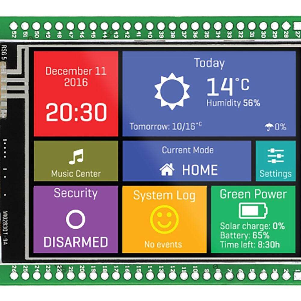 Mikroelektronika d.o.o. MIKROE-1575 mikroMedia for Tiva C Series - The Debug Store UK