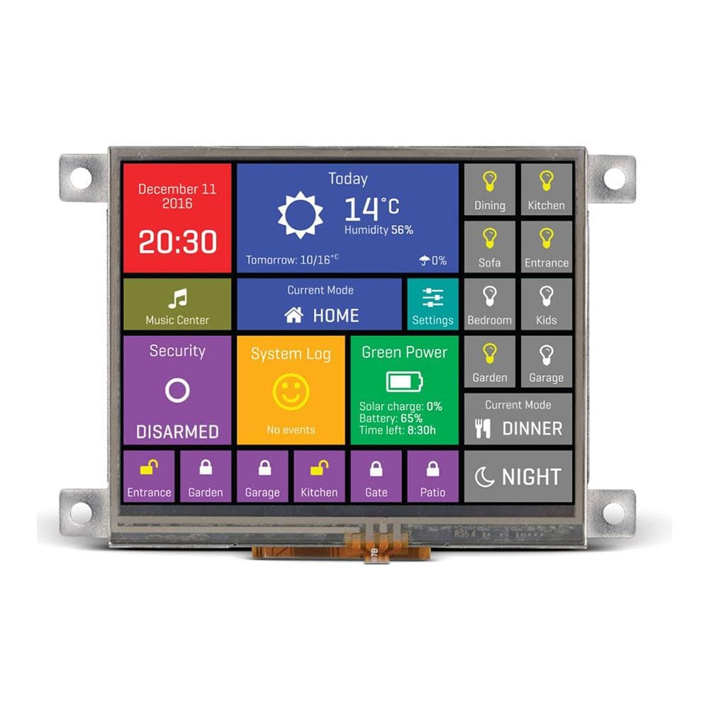 Mikroelektronika d.o.o. MIKROE-2276 mikroMedia HMI 3.5" Res - The Debug Store UK