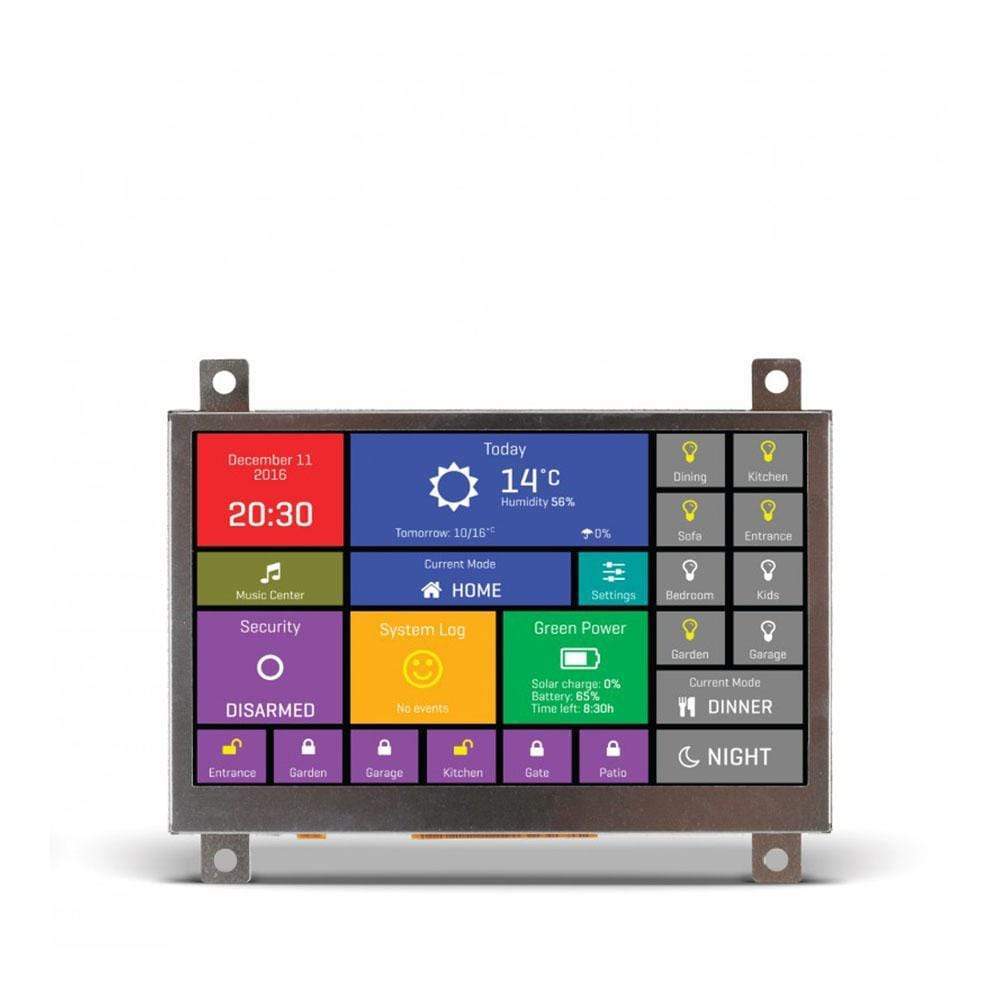 Mikroelektronika d.o.o. MIKROE-2278 mikroMedia HMI 4.3" - The Debug Store UK