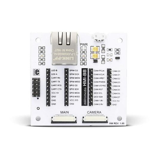 Mikroelektronika d.o.o. MIKROE-2300 mikroMedia HMI Breakout Board - The Debug Store UK