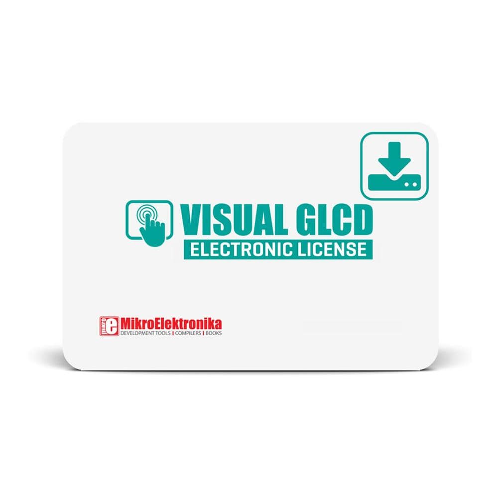 Mikroelektronika d.o.o. MIKROE-2083 Visual GLCD (Code License) - The Debug Store UK