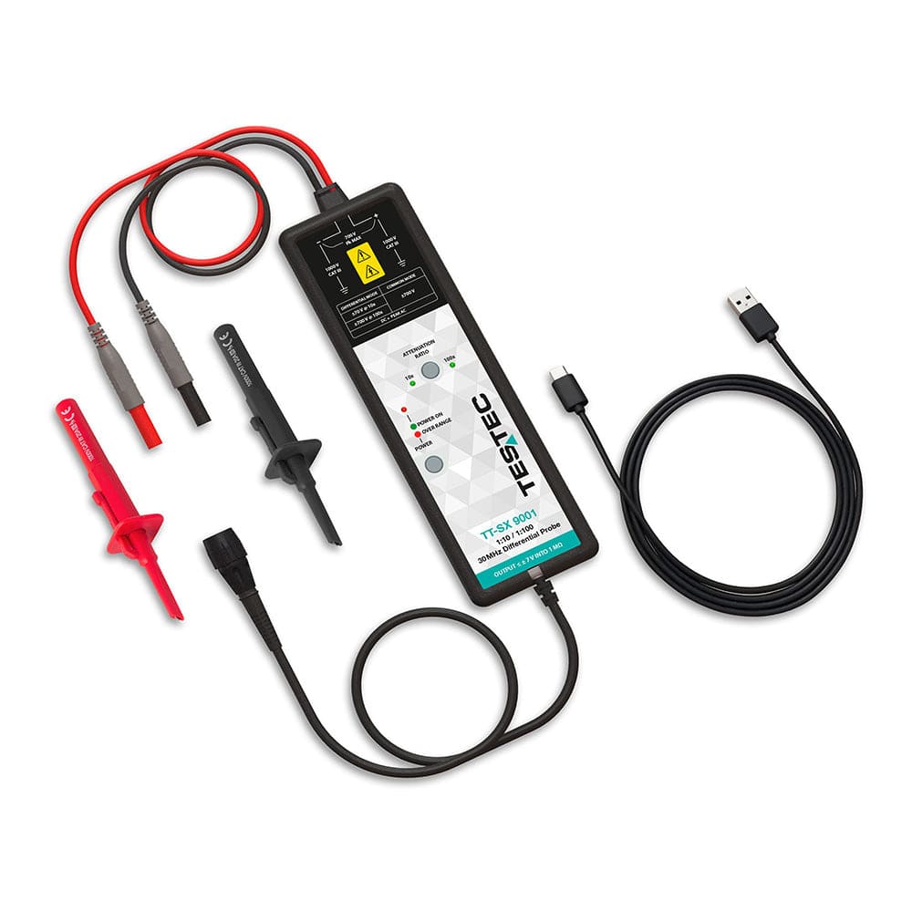 TESTEC Elektronik GmbH +/- 70V TT-SX-9001 TESTEC TT-SX 9000 Series Active Differential Probes - The Debug Store UK