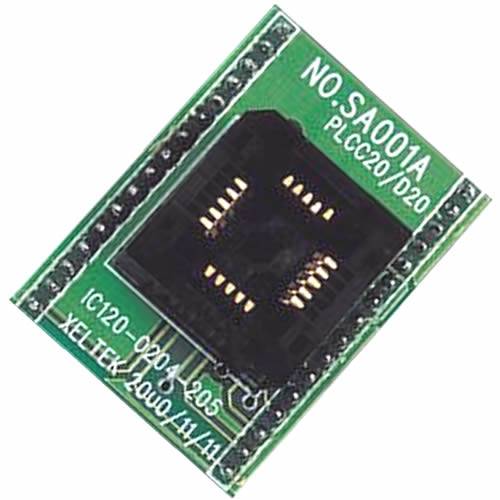 Xeltek, Inc SA001A Xeltek SA001A 20-pin PLCC Programmer Adapter - The Debug Store UK