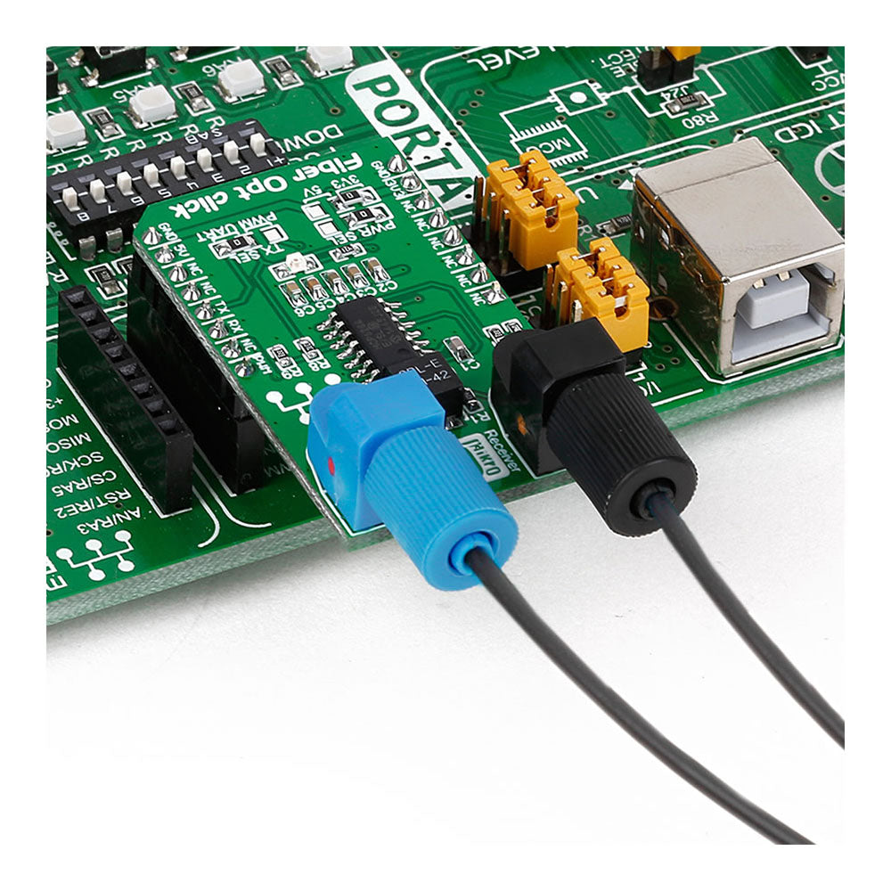 Cheek Click Interface Fibre Optic Interface Click Boards™ Catalogue - Debug Store UK