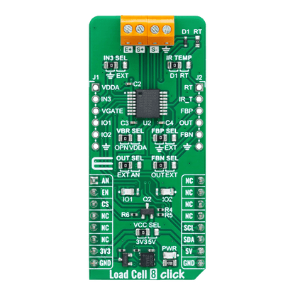 Debug Store MIKROE-6060 Load Cell 8 Click Board™ - High-Precision Weight Measurement Solution for Engineers - The Debug Store UK