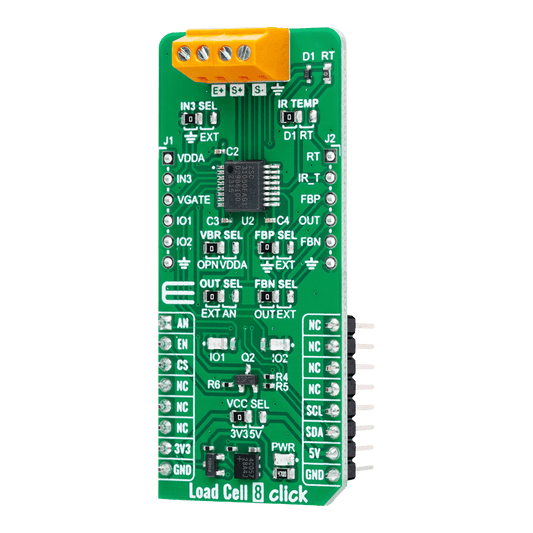 Debug Store MIKROE-6060 Load Cell 8 Click Board™ - High-Precision Weight Measurement Solution for Engineers - The Debug Store UK