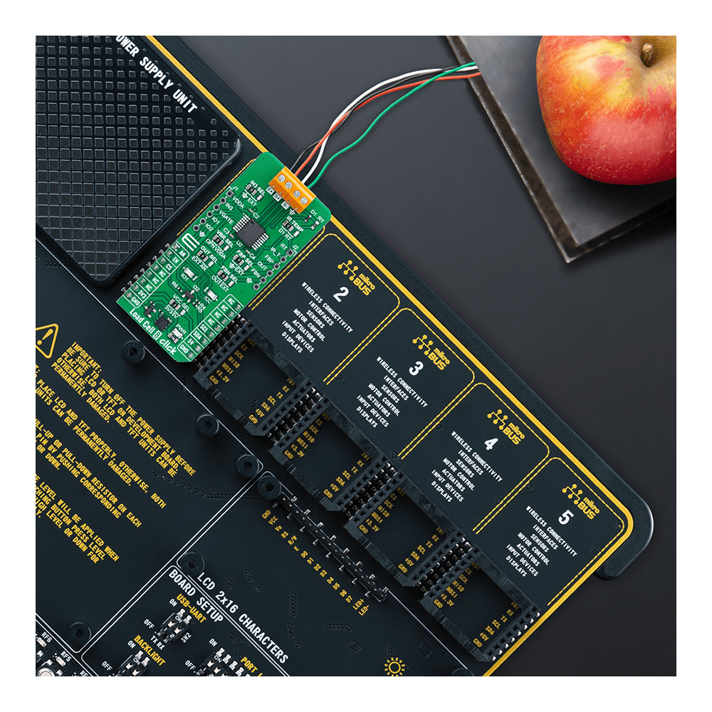 Debug Store MIKROE-6060 Load Cell 8 Click Board™ - High-Precision Weight Measurement Solution for Engineers - The Debug Store UK