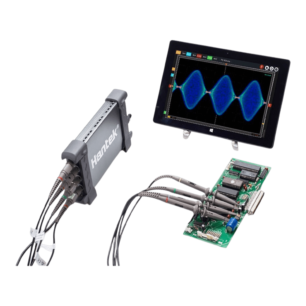 Hantek Electronic Co Ltd Hantek-6204EU Hantek-6204EU 4-ch 200MHz, 1Gs/s, 128M Fast Oscilloscope - The Debug Store UK