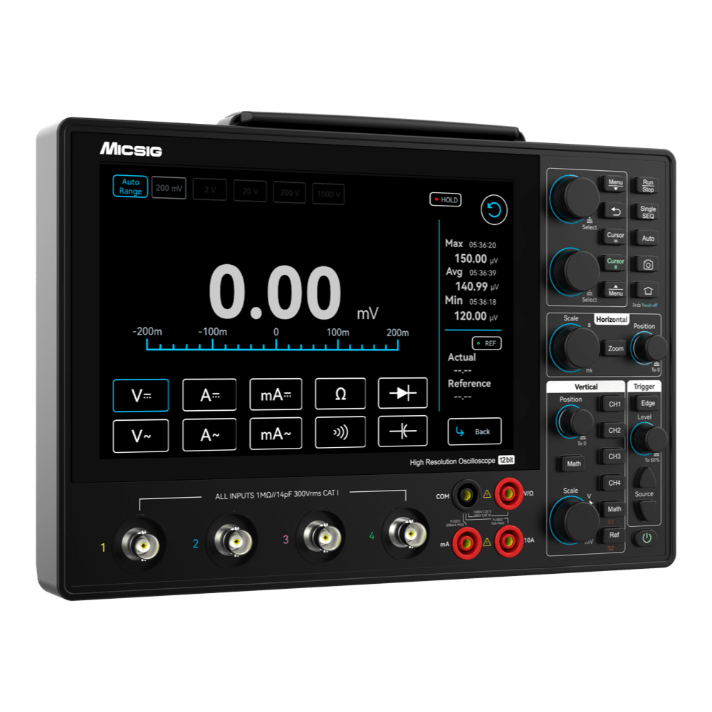 Micsig MH014-200 Micsig MHO1 Series - Ultra-Portable High-Resolution Oscilloscope with Multimeter - The Debug Store - The Debug Store UK