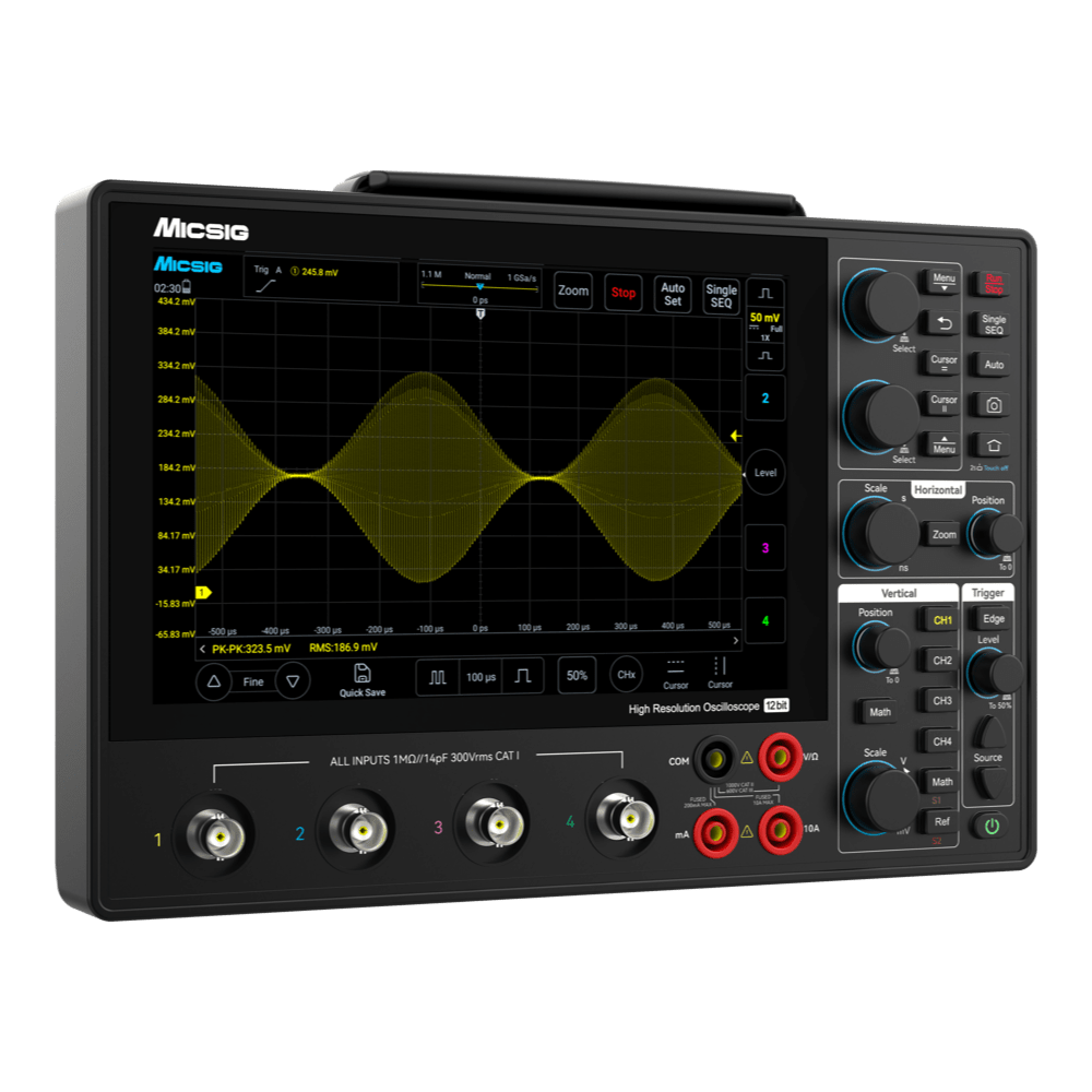 Micsig MH014-200 Micsig MHO1 Series - Ultra-Portable High-Resolution Oscilloscope with Multimeter - The Debug Store - The Debug Store UK