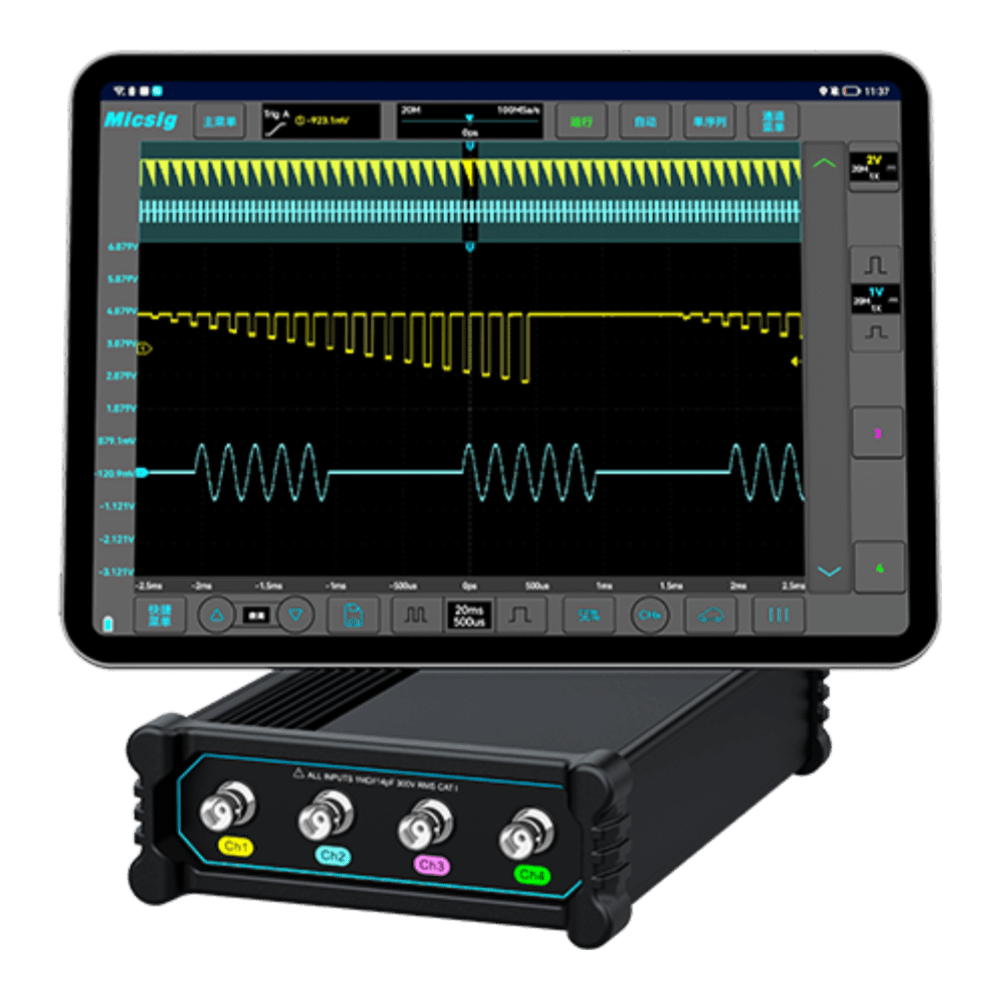 Micsig VATO2004 Micsig VATO1024 Automotive Oscilloscope - High-Performance Diagnostic Tool for Vehicle Electronics - The Debug Store UK