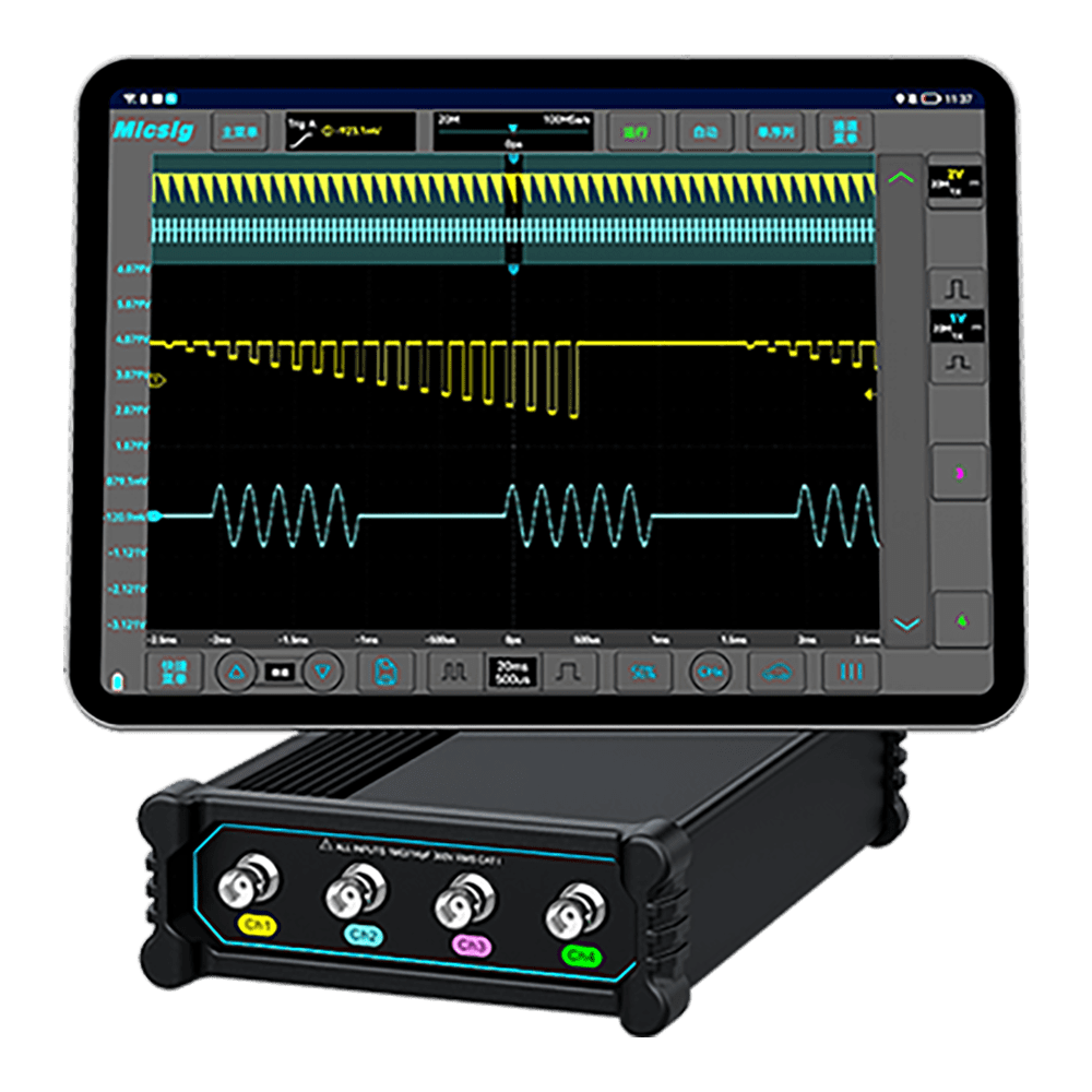 Micsig VTO2004 Micsig USB Oscilloscope (VTO2004) - The Debug Store UK