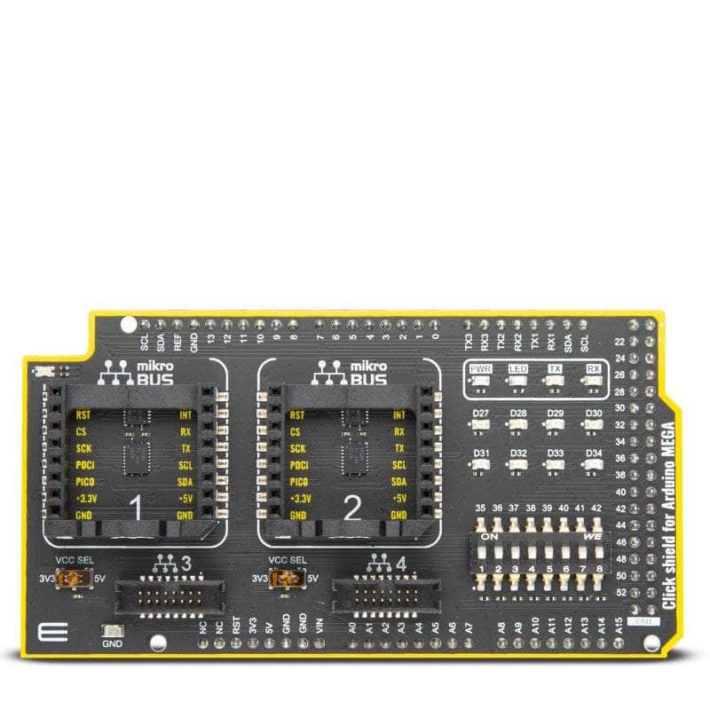 Mikroe MIKROE-5831 Click Shield for Arduino MEGA - The Debug Store UK