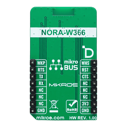 mikroe MIKROE-6217 WiFi NORA Click Board™ - Dual-Band WiFi & BLE Connectivity Solution for Professional Applications - The Debug Store UK