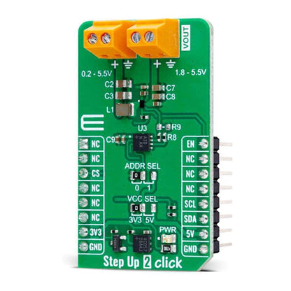 Mikroelektronica d.o.o. MIKROE-6076 Step Up 2 Click Board™ - The Debug Store UK