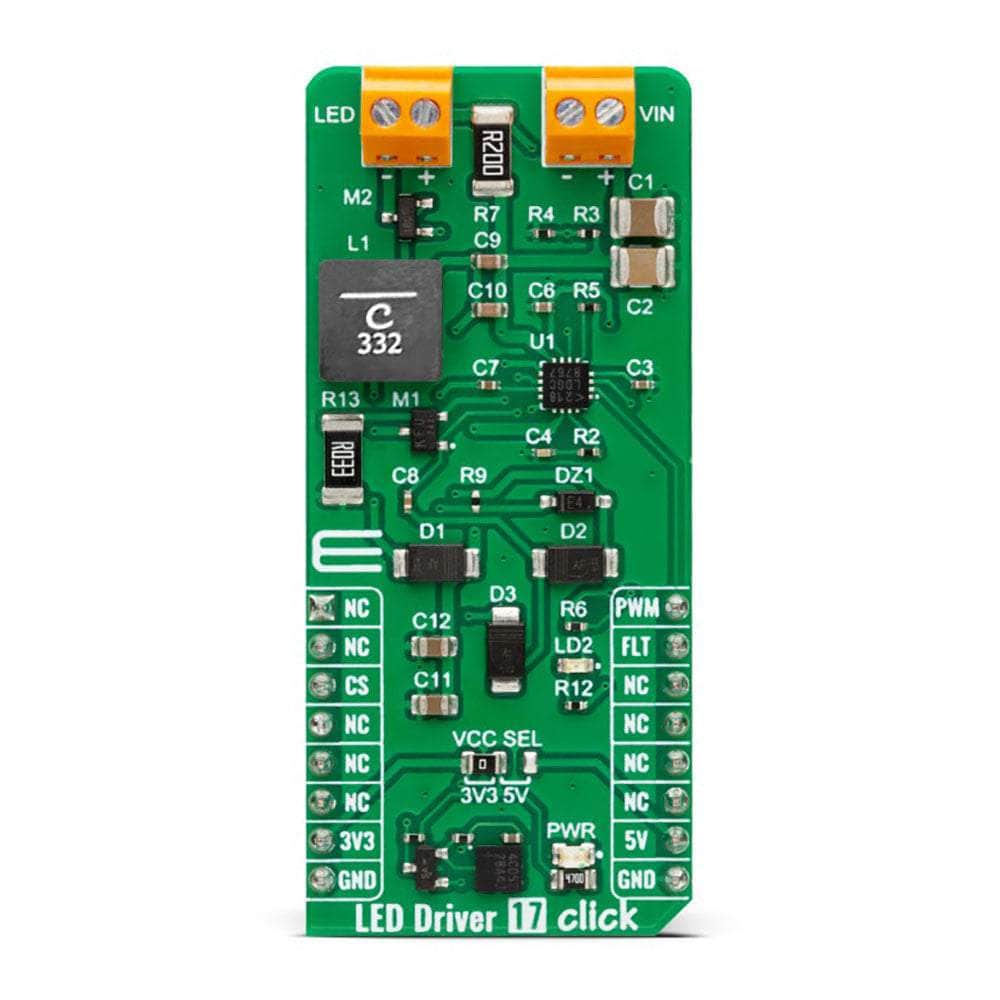 Mikroelektronika d.o.o. MIKROE-5565 LED Driver 17 Click Board - The Debug Store UK
