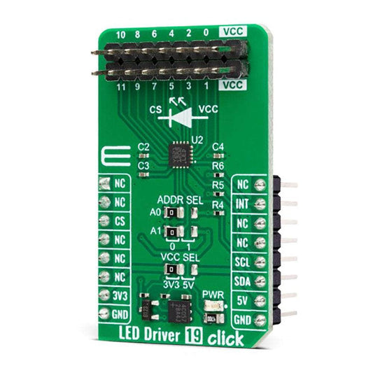 Mikroelektronika d.o.o. MIKROE-5639 LED Driver 19 Click Board™ - The Debug Store UK