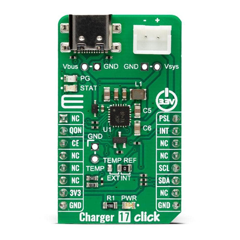 Mikroelektronika d.o.o. MIKROE-4823 Charger 17 Click Board™ - The Debug Store UK