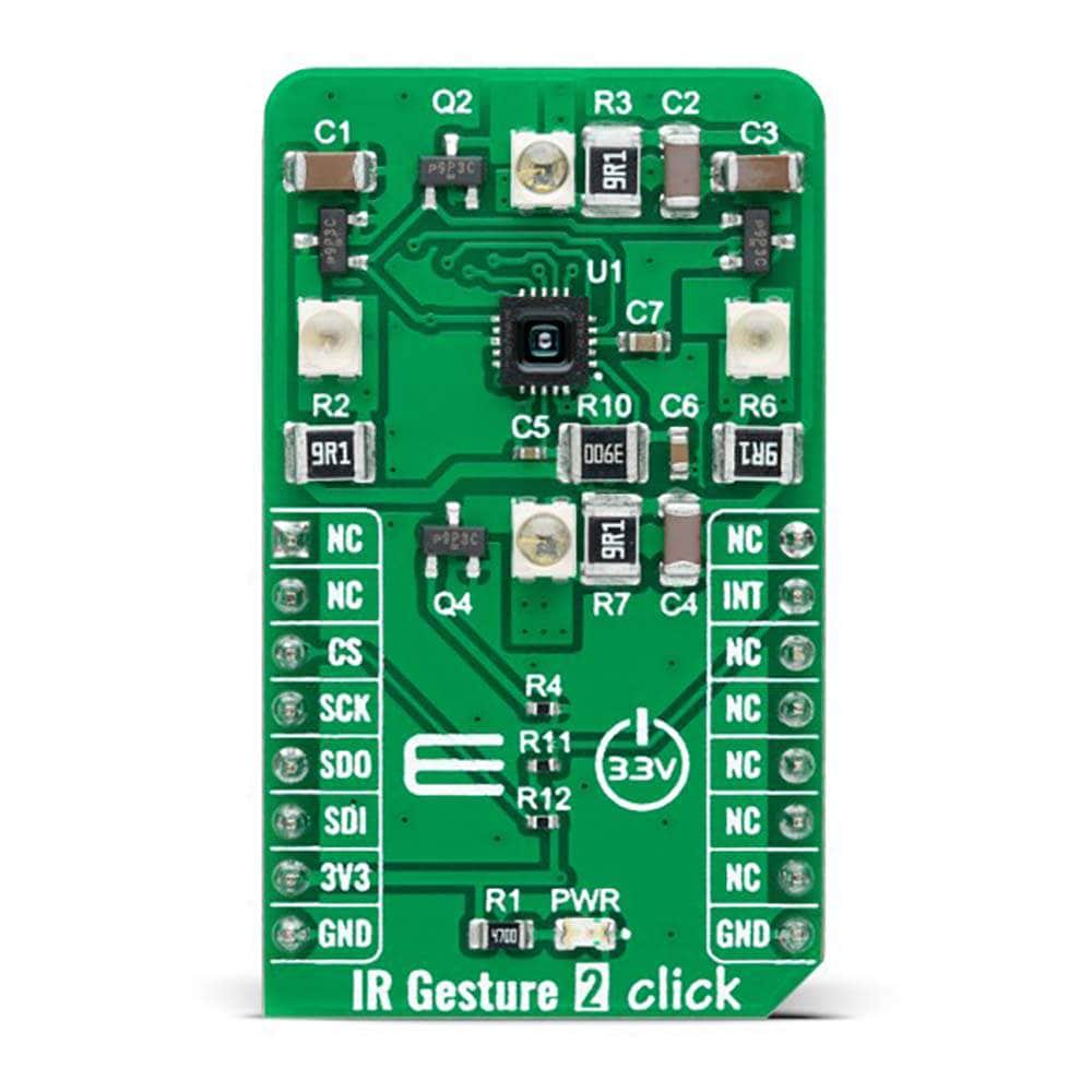 Mikroelektronika d.o.o. MIKROE-5146 IR Gesture 2 Click Board™ - The Debug Store UK