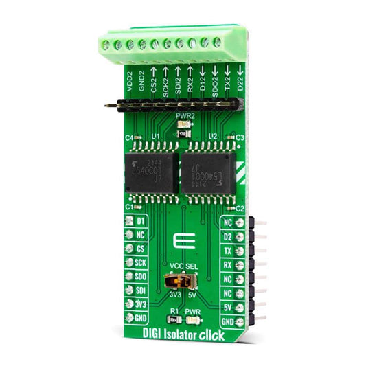 Mikroelektronika d.o.o. MIKROE-5178 Digi Isolator Click Board™ - The Debug Store UK
