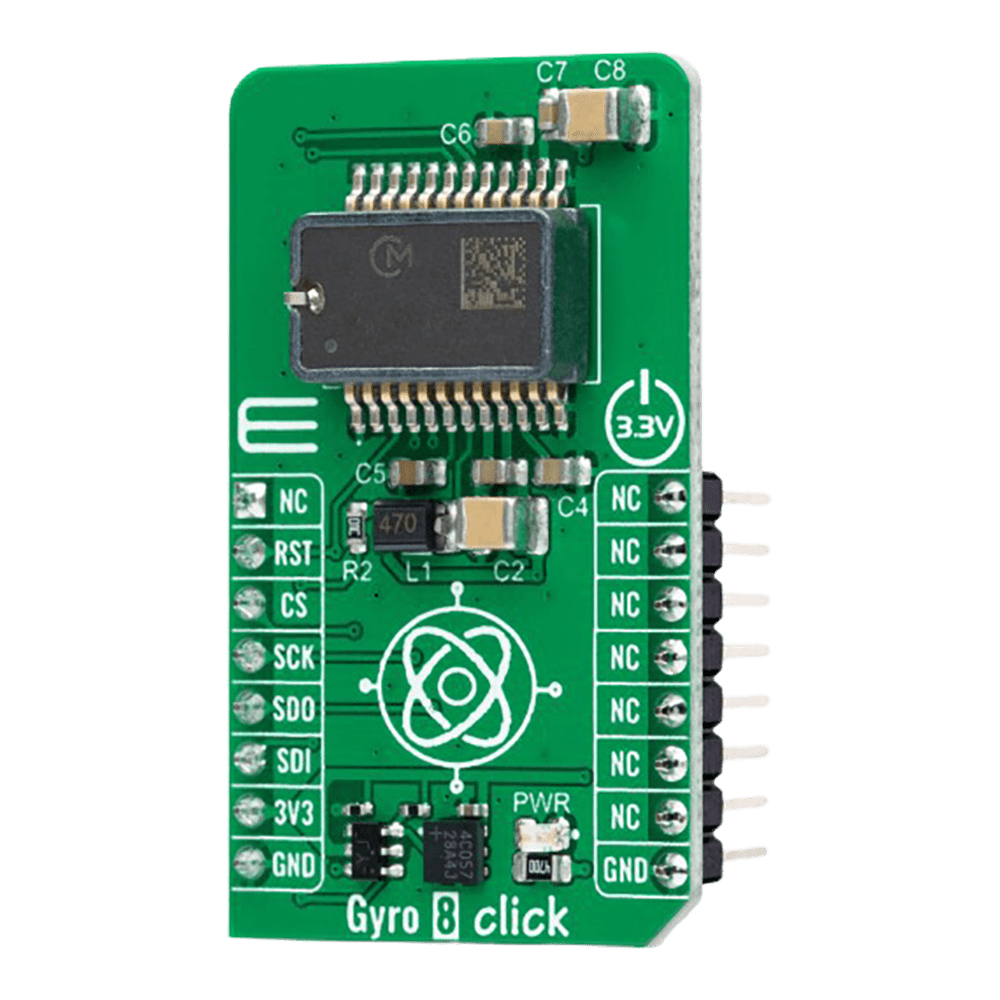 Mikroelektronika d.o.o. MIKROE-5471 Gyro 8 Click Board™ - The Debug Store UK