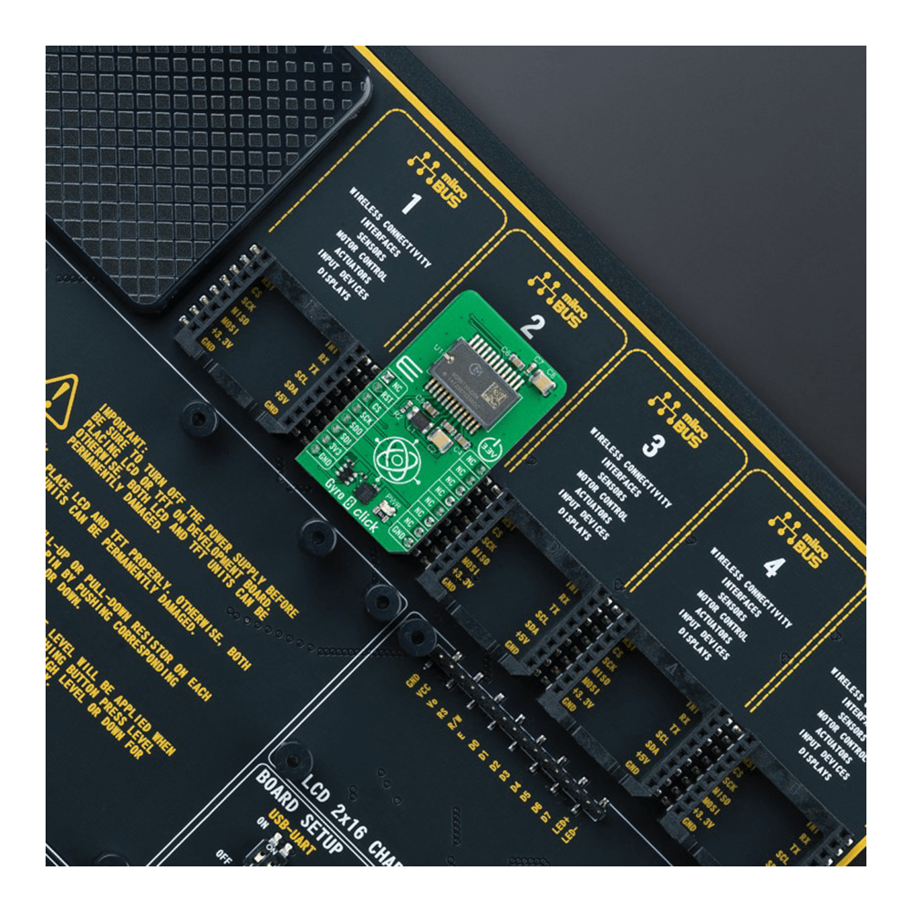 Mikroelektronika d.o.o. MIKROE-5471 Gyro 8 Click Board™ - The Debug Store UK