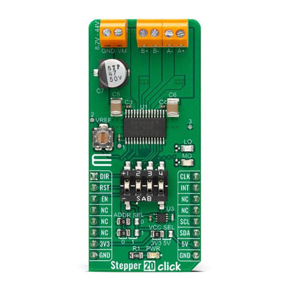 Mikroelektronika d.o.o. MIKROE-5477 Stepper 20 Click Board™ - The Debug Store UK
