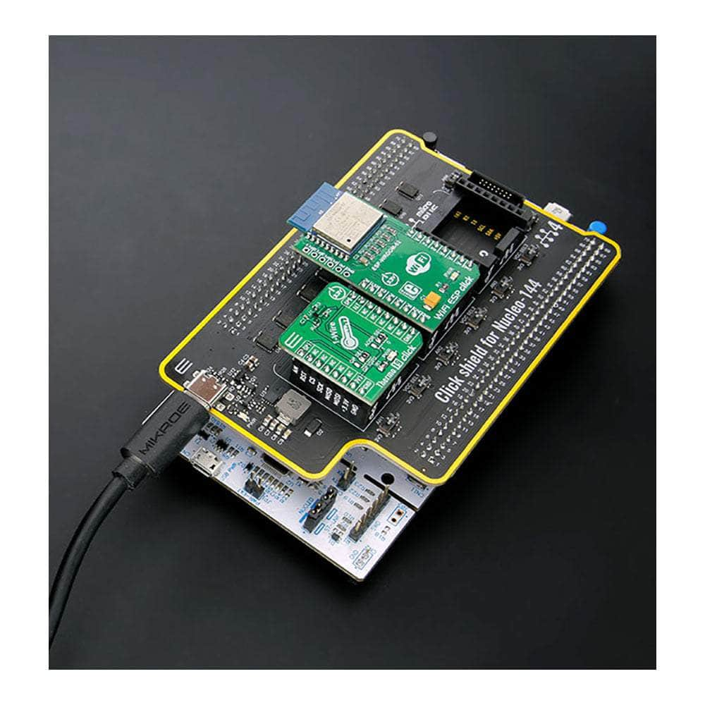 Mikroelektronika d.o.o. MIKROE-5487 Click Shield for Nucleo-144 - The Debug Store UK