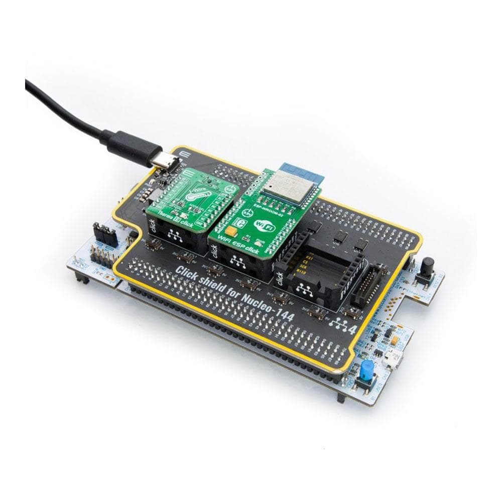 Mikroelektronika d.o.o. MIKROE-5487 Click Shield for Nucleo-144 - The Debug Store UK