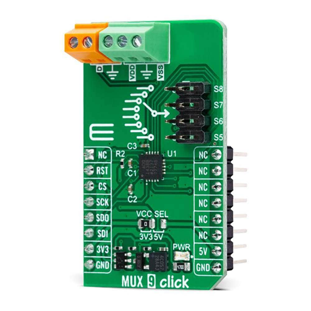 Mikroelektronika d.o.o. MIKROE-5500 Mux 9 Click Board - The Debug Store UK