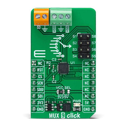 Mikroelektronika d.o.o. MIKROE-5500 Mux 9 Click Board - The Debug Store UK