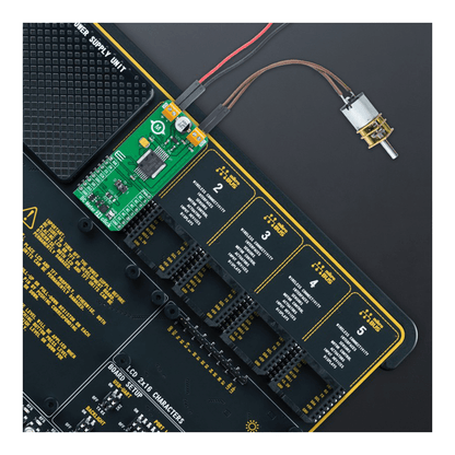 Mikroelektronika d.o.o. MIKROE-5537 DC Motor 24 Click Board™: Precision Control for Brushed DC Motors - The Debug Store UK