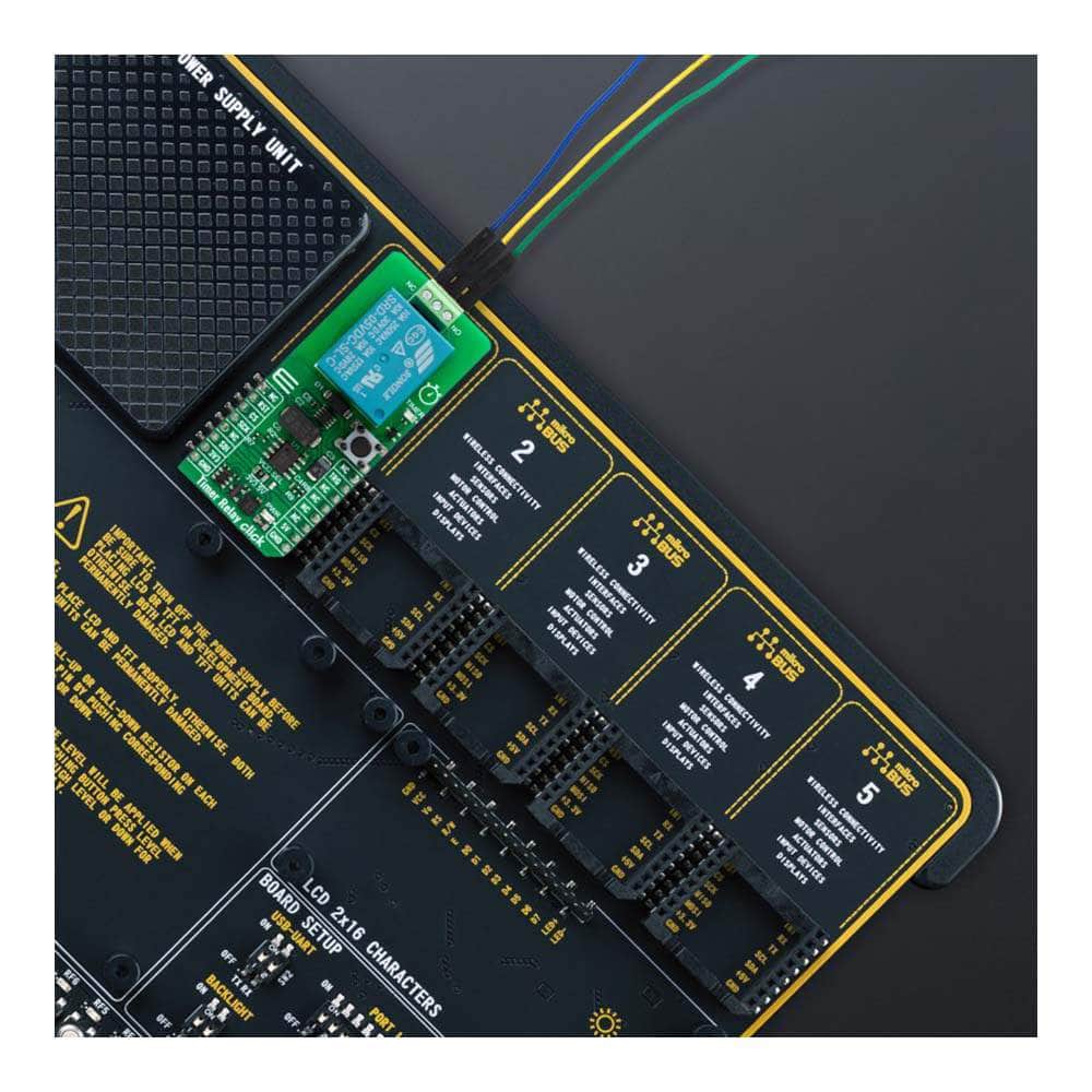 Mikroelektronika d.o.o. MIKROE-5562 Timer Relay Click Board™ - The Debug Store UK
