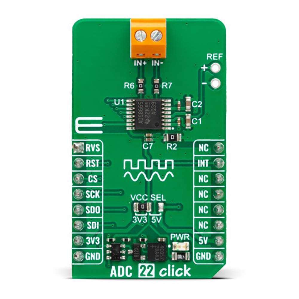 Mikroelektronika d.o.o. MIKROE-5640 ADC 22 Click Board™ - The Debug Store UK