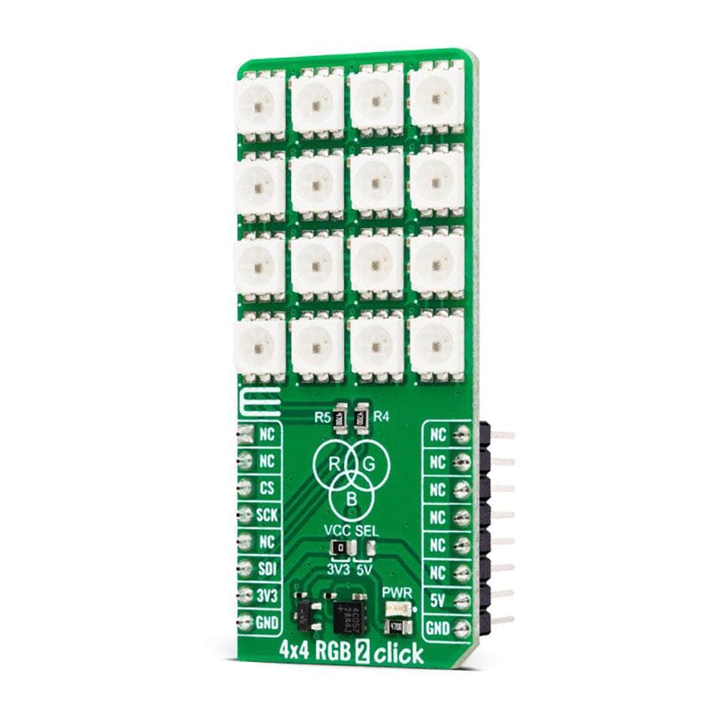 Mikroelektronika d.o.o. MIKROE-5661 4x4 RGB 2 Click Board™ - The Debug Store UK