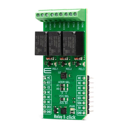 Mikroelektronika d.o.o. MIKROE-5675 Relay 5 Click Board - The Debug Store UK