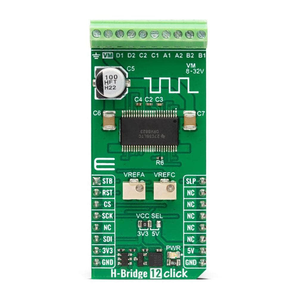 Mikroelektronika d.o.o. MIKROE-5690 H-Bridge 12 Click Board™ - The Debug Store UK