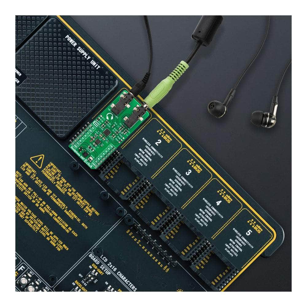 Mikroelektronika d.o.o. MIKROE-5721 Headphone AMP 3 Click Board™ - The Debug Store UK
