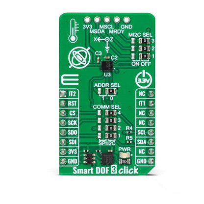 Mikroelektronika d.o.o. MIKROE-5734 Smart DOF 3 Click Board™ - The Debug Store UK