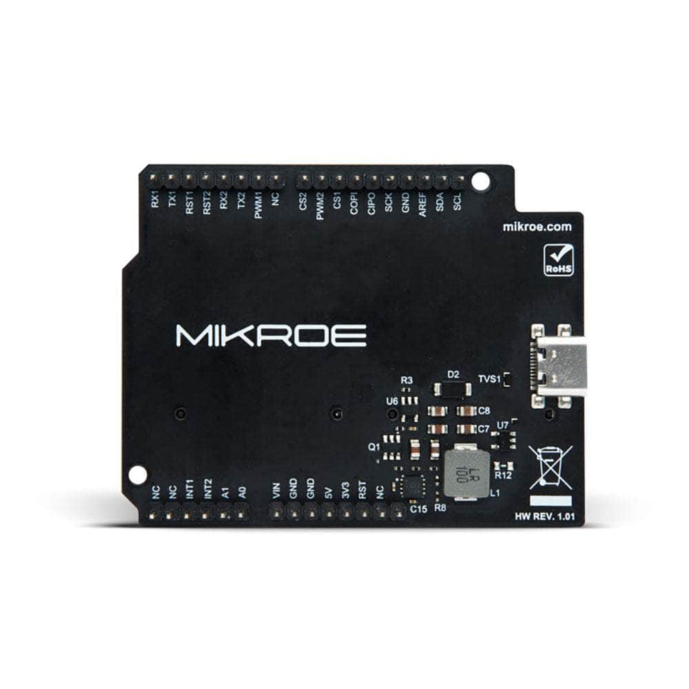 Mikroelektronika d.o.o. MIKROE-5739 Click Shield for Arduino UNO - The Debug Store UK