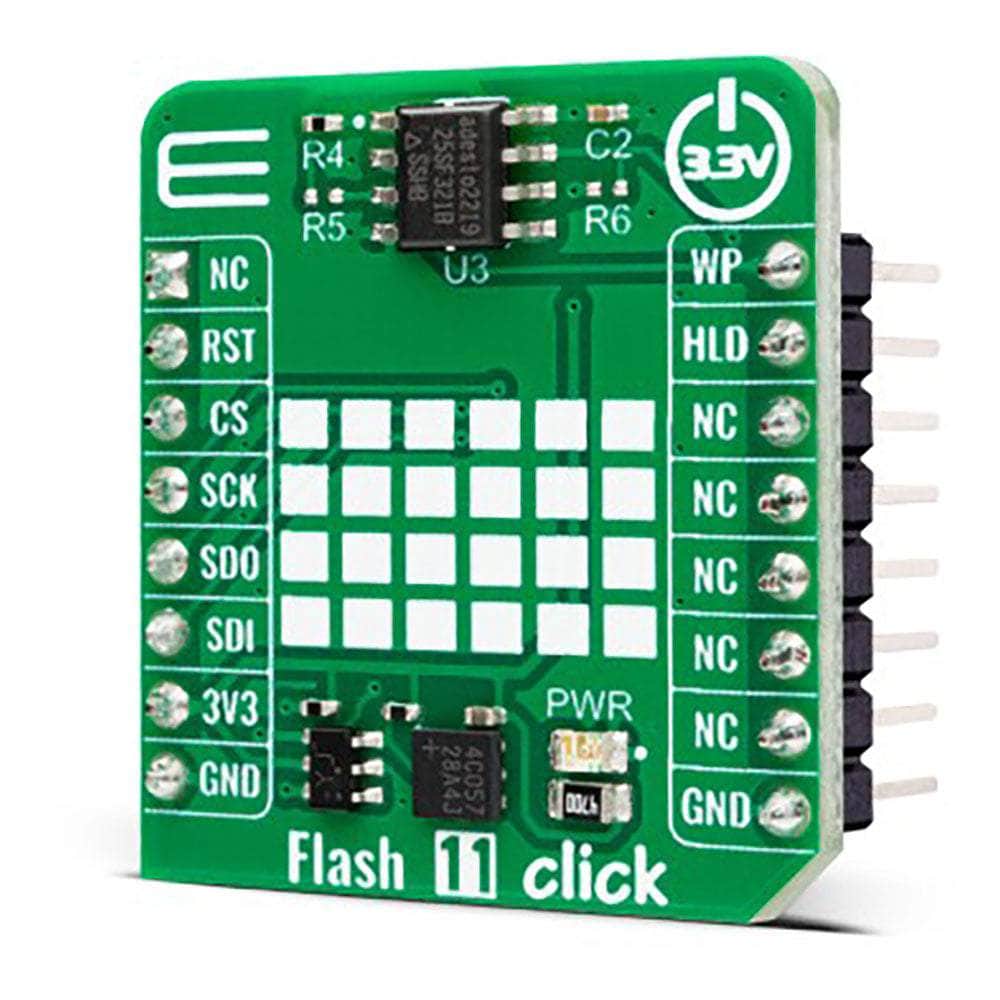 Mikroelektronika d.o.o. MIKROE-5740 Flash 11 Click Board™ - The Debug Store UK