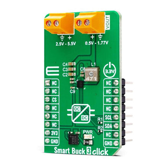 Mikroelektronika d.o.o. MIKROE-5741 Smart Buck 3 Click Board - The Debug Store UK