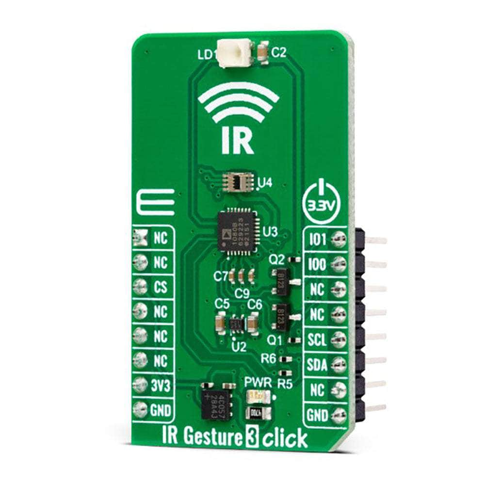 Mikroelektronika d.o.o. MIKROE-5742 IR Gesture 2 Click Board™ - The Debug Store UK