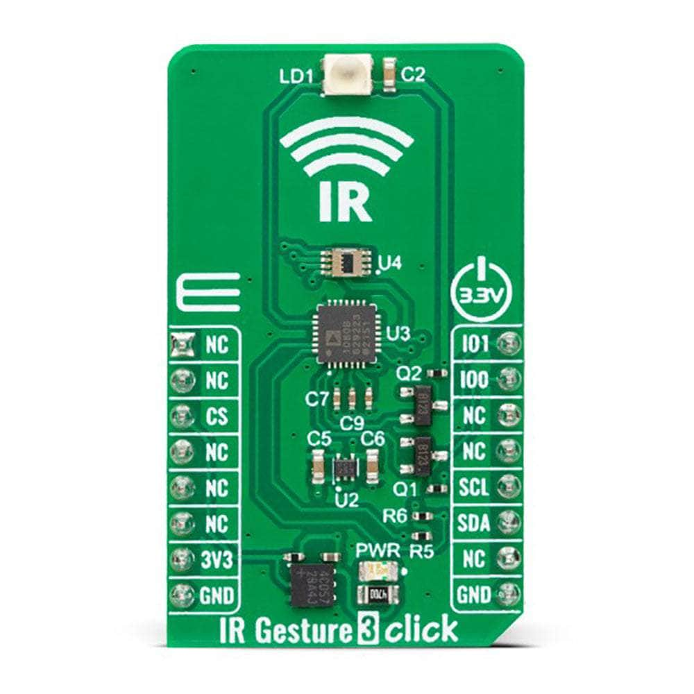 Mikroelektronika d.o.o. MIKROE-5742 IR Gesture 2 Click Board™ - The Debug Store UK