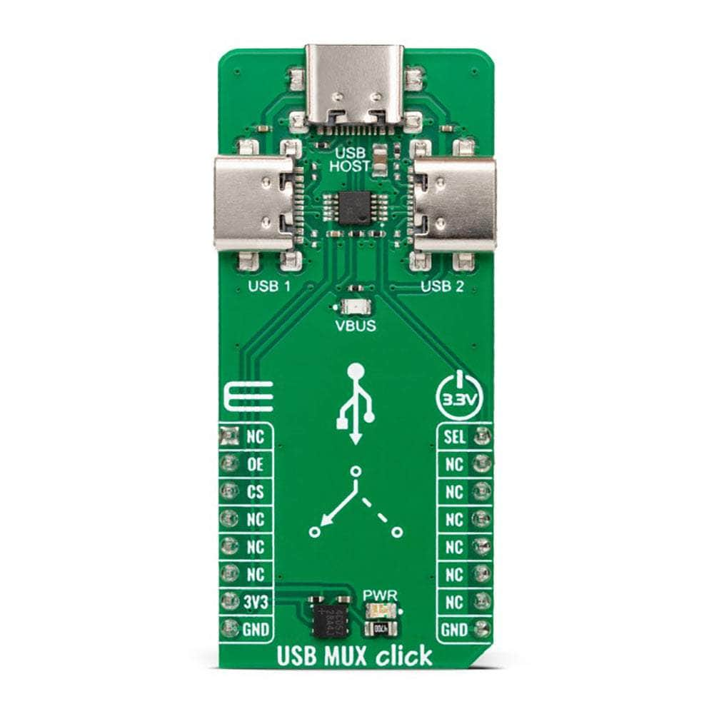 Mikroelektronika d.o.o. MIKROE-5748 USB MUX Click Board™ - The Debug Store UK