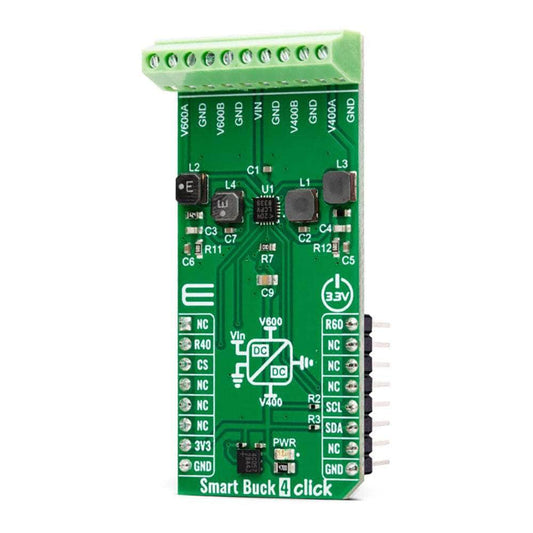 Mikroelektronika d.o.o. MIKROE-5750 Smart Buck 4 Click Board™ - The Debug Store UK