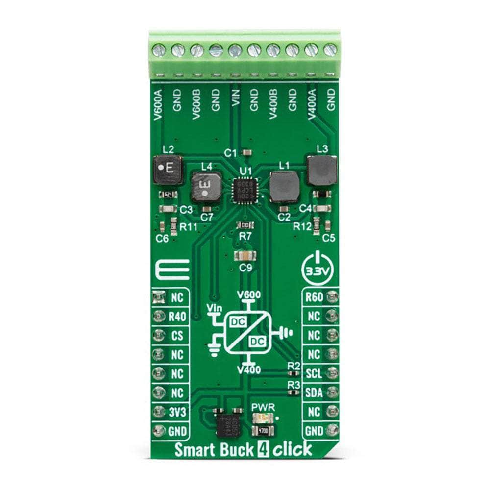 Mikroelektronika d.o.o. MIKROE-5750 Smart Buck 4 Click Board™ - The Debug Store UK