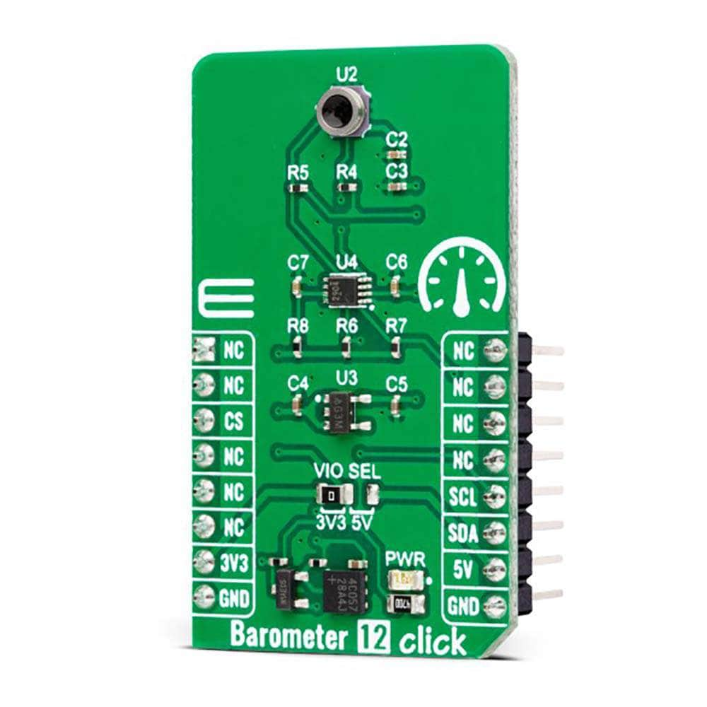 Mikroelektronika d.o.o. MIKROE-5775 Barometer 12 Click Board™ - The Debug Store UK